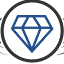 Diamonds College logo
